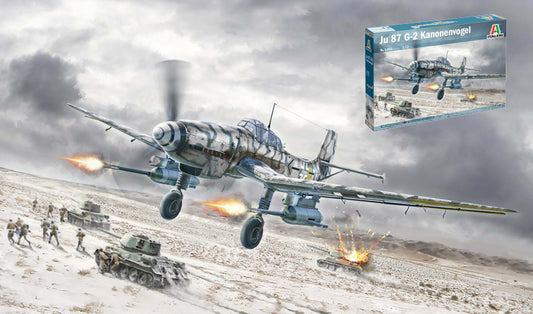 JUNKER JU-87G2 KANNONENVOGEL KIT 1:72 - Italeri - IT1466
