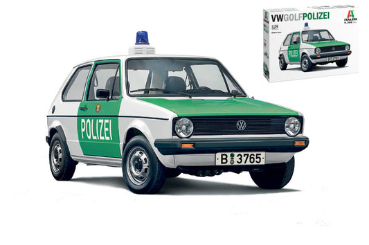 VW GOLF POLIZEI KIT 1:24 - Italeri - IT3666