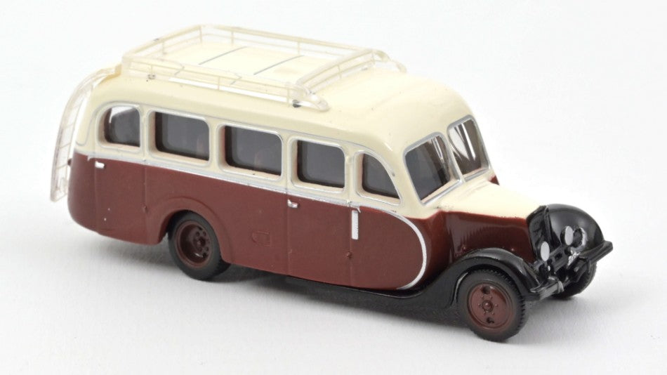 CITROEN U23 AUTOCAR 1947 BROWN & CREAM 1:87 - Norev - NV159923