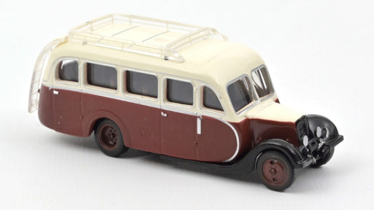 CITROEN U23 AUTOCAR 1947 BROWN & CREAM 1:87 - Norev - NV159923