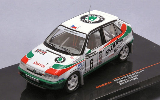 SKODA FELICIA KIT CAR N.6 RAC RALLY 1996 SIBERA/GROSS 1:43 - Ixo Model - RAC423B