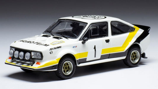 SKODA MTX 160 N.1 RALLY WM PRIBRAM 1984 BLAHNA/SCHOVANEK 1:43 - Ixo Model - RAC416C