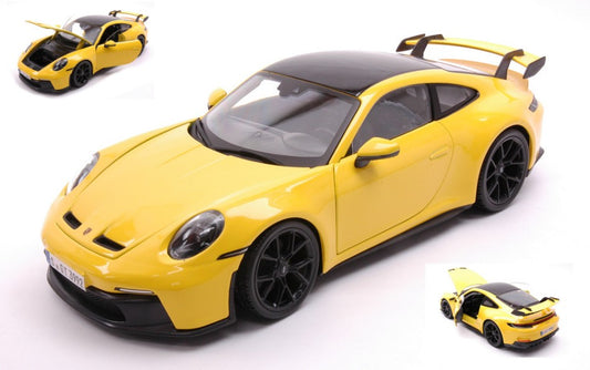 PORSCHE 911 GT3 2022 YELLOW 1:18 - Maisto - MI36458Y