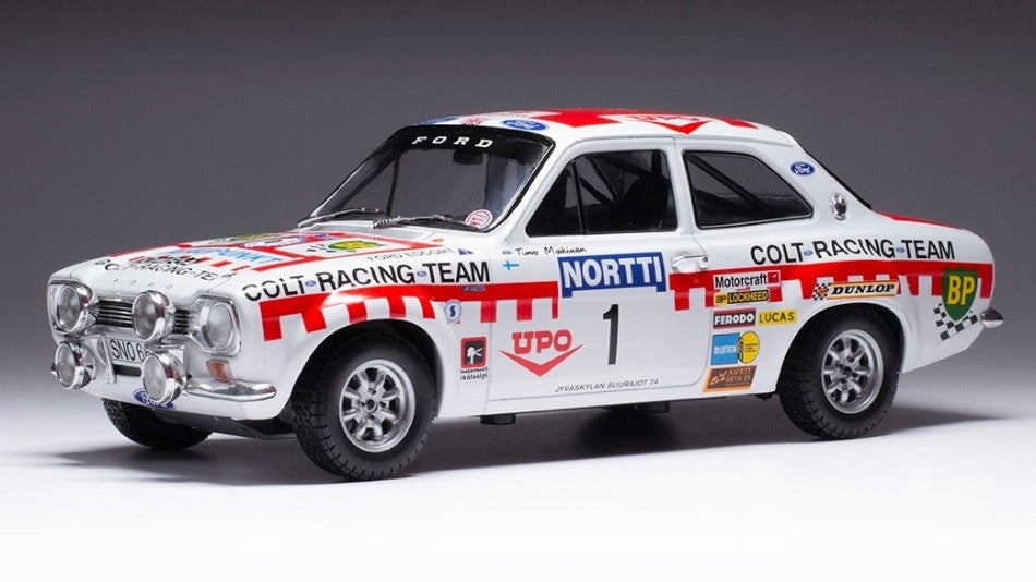 FORD ESCORT MK I RS 1600 N.1 1000 LAKES RALLY 1973 MAKINEN/LIDDON 1:18 - Ixo Model - 18RMC141B