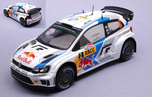 VW POLO R N.2 RALLY WM 2014 LATVALA/ANTTILA 1:24 - Ixo Model - 24RAL018B