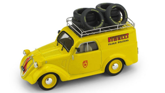 FIAT 500 C FURGONCINO ASSISTENZA PIRELLI 1950 REPRO 1:43 - Brumm - BM0492