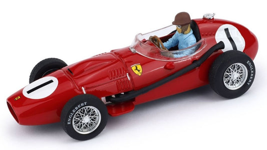 FERRARI 246 F1 N.1 WINNER GR.BRITAIN GP 1958 PETER COLLINS W/PILOTE 1:43 - Brumm - BM0069CH