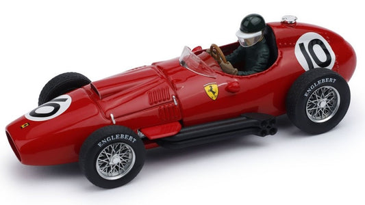 FERRARI 801 F1 N.10 3rd GR.BRITAIN GP 1957 MIKE HAWTHORN W/PILOTE 1:43 - Brumm - BM0122CH
