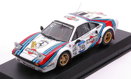 FERRARI 308 GTB N.246 TOUR DE CORSE HISTORIQUE 2012 AGHINA-RUPERT 1:43 - Best Model - BT9834
