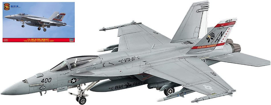 F/A-18E SUPER HORNET VFA-87 GOLDEN WARRIORS  KIT 1:72 - Hasegawa - HA02417