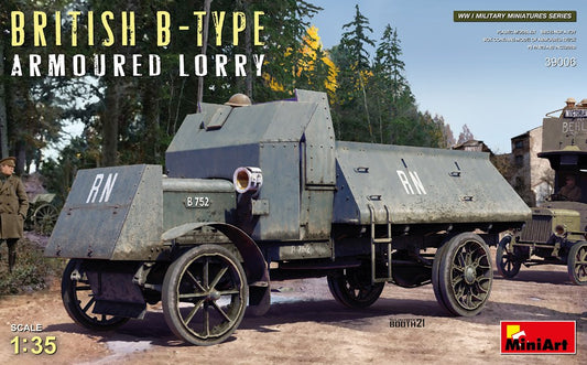 BRITISH B-TYPE ARMOURED LORRY KIT 1:35 - Miniart - MIN39006