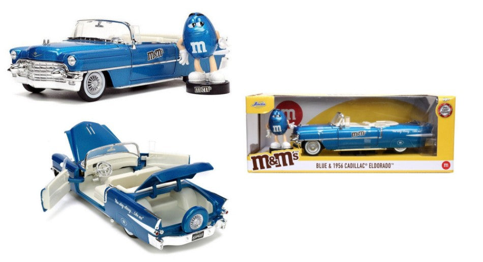 CADILLAC ELDORADO WITH BLUE FIGURE 