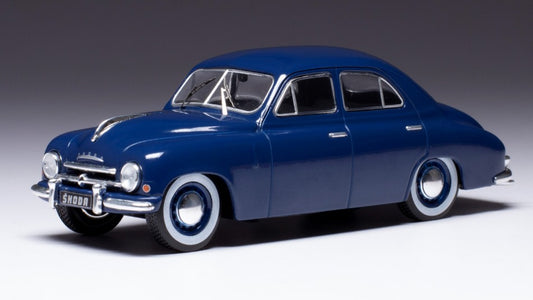 SKODA 1200 1952 BLUE 1:43 - Ixo Model - CLC496