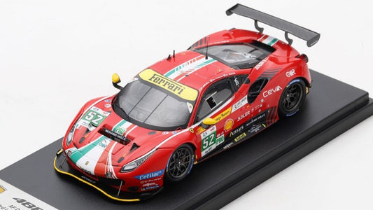 FERRARI 488 GTE EVO AF CORSE N.52 3rd LMGTE 2022 MOLINA/FUOCO/RIGON 1:43 - Looksmart - LSLM140