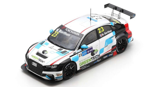 AUDI RS 3 N.23 7th RACE 2 WTCR MACAU GUIA RACE 2018 N.BERTHON 1:43 - Spark Model - SA206