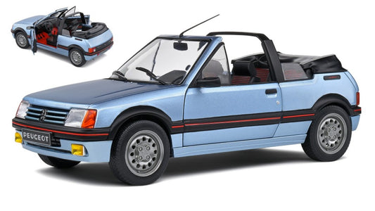 PEUGEOT 205 CTI 1989 LIGHT BLUE 1:18 - Solido - SL1806203