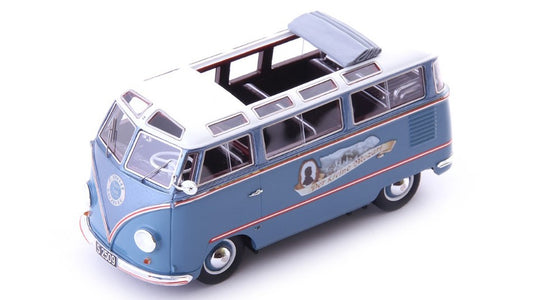 KOHLRUSS T1 SAMBA "DER KLEINE MOZART" 1955 LIGHT BLUE/WHITE 1:43 - Autocult - ATC08020