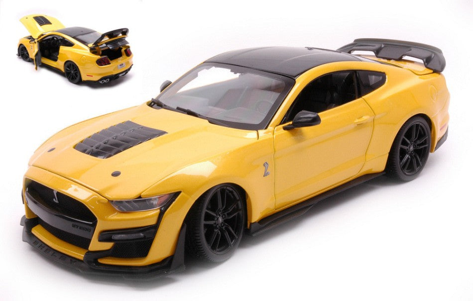 FORD MUSTANG SHELBY GT500 2020 YELLOW 1:18 - Maisto - MI31452Y