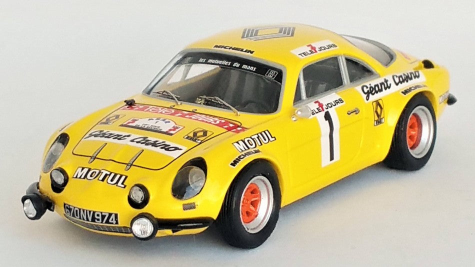 ALPINE A110 TOUR DE LA REUNION 1979 BEGUIN/OZOUX 1:43 - Trofeu - TFRRFR55