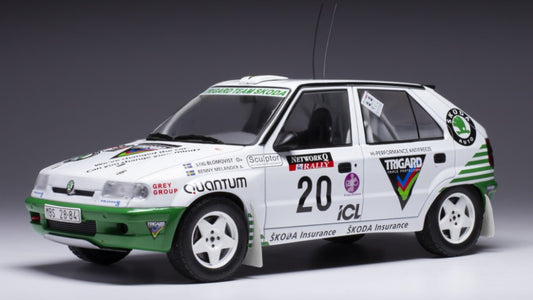 SKODA FELICIA KIT CAR N.20 RAC RALLY 1995 BLOMQVIST/MELANDER 1:18 - Ixo Model - 18RMC147