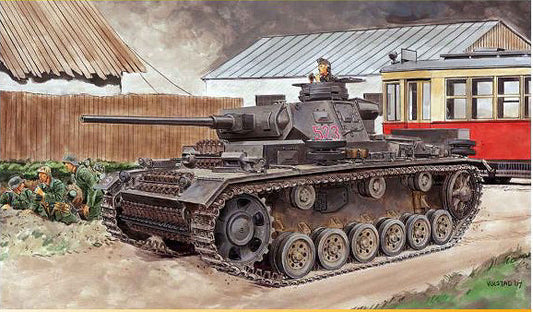 PZ. KPFW.III AUSF.J SMART KIT 1:35 - Dragon - D6394
