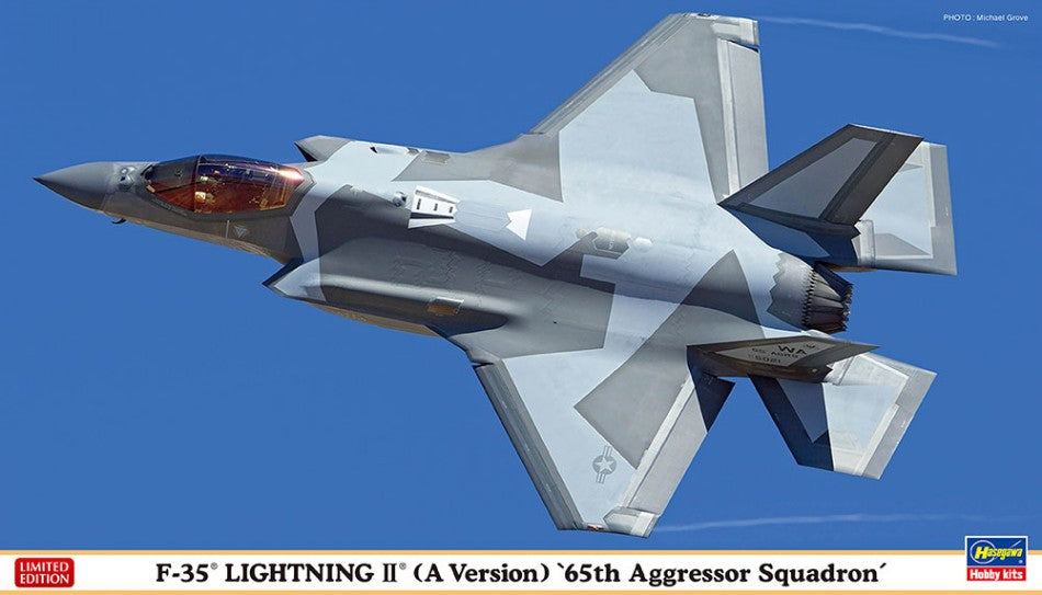 F-35 LIGHTNING II (A VERSION) 65th AGGRESSOR SQUADRON KIT 1:72 - Hasegawa - HA02420