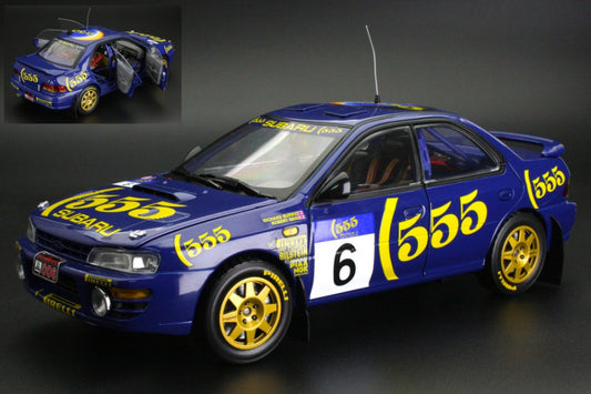 SUBARU IMPREZA 555 N.6 HK-BEJING RALLY 1994 BURNS/REID  1:18 - SunStar - SS5526