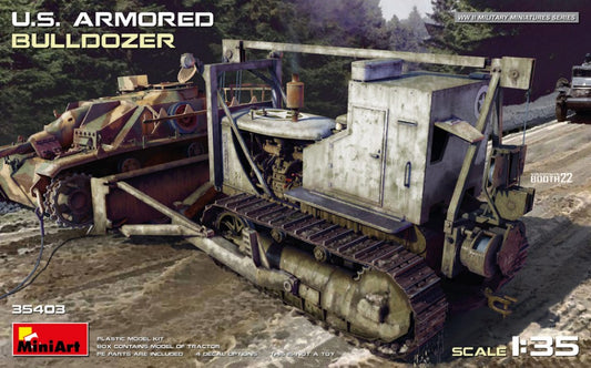 U.S. ARMORED BULLDOZER KIT 1:35 - Miniart - MIN35403