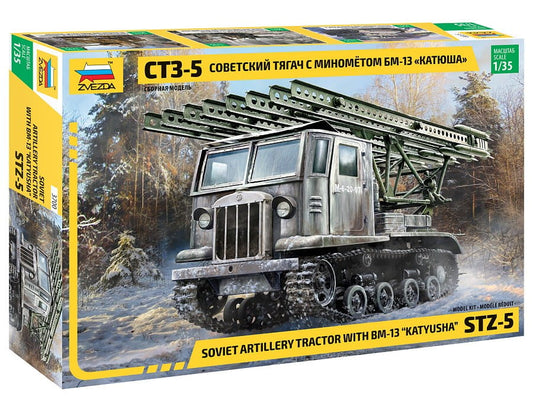 STZ-5 WITH BM-13 "KATYUSHA" KIT 1:35 - Zvezda - Z3700