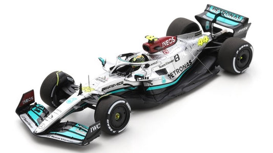 MERCEDES F1 W13 LEWIS HAMILTON 2022 N.44 2nd FRENCH GP 1:43 - Spark Model - S8542