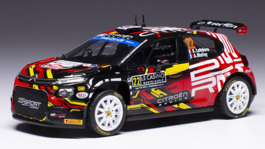 CITROEN C3 WRC2 N.22 RALLY MONTE CARLO 2023
LEFEBVRE/MALFOY 1:43 - Ixo Model - RAM888