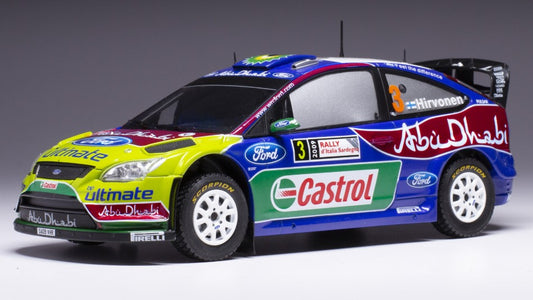 FORD FOCUS RS WRC N.3 RALLY SARDINIEN 2009 HIRVONEN/LEHTINEN 1:24 - Ixo Model - 24RAL027B