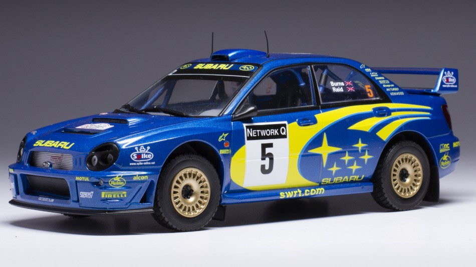 SUBARU IMPREZA S7 WRC N.5 RALLY GREAT BRITAIN 2001 BURNS/REID 1:24 - Ixo Model - 24RAL026A