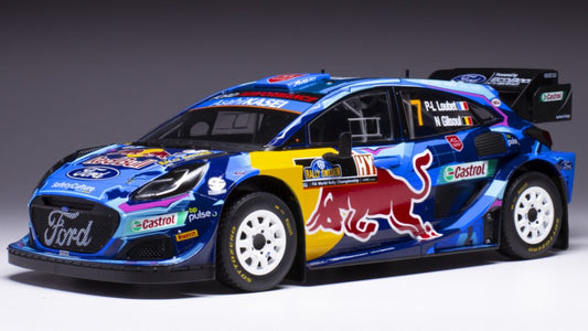 FORD PUMA WRC N.7 RALLY SWEDEN 2023 LOUBET/GILSOUL 1:18 - Ixo Model - 18RMC154B