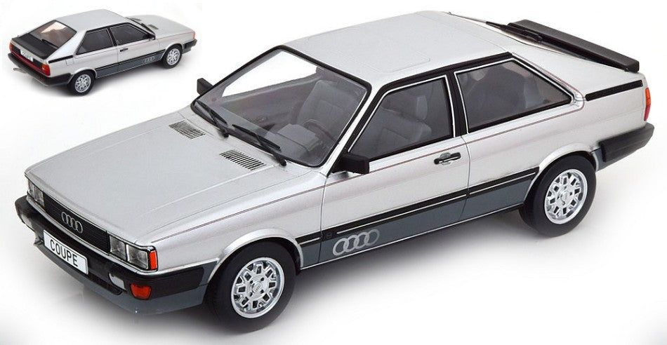 AUDI COUPE GT 1980 SILVER 1:18 - ModelCarGroup - MCG18314