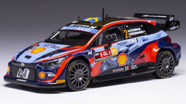 HYUNDAI i20 N RALLY2 N.2 YPERN RALLY 2022 SLOBERG/EDMONDSON 1:43 - Ixo ...