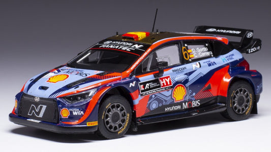 HYUNDAI i20 N WRC N.6 ACROPOLIS RALLY 2022 SORDO/CARRERA 1:43 - Ixo Model - RAM869