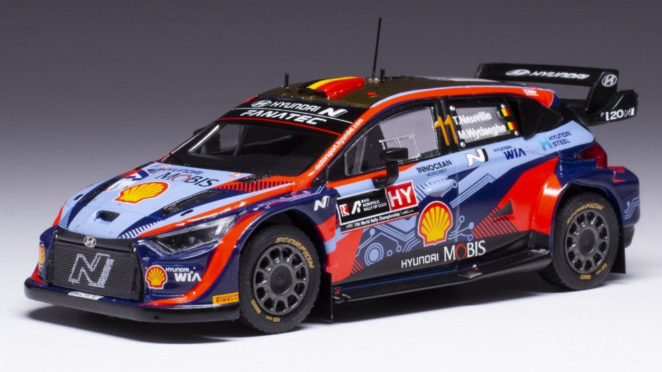 HYUNDAI i20 N WRC N.11 ACROPOLIS RALLY 2022 NEUVILLE/WYDAEGHE 1:43 - Ixo Model - RAM868