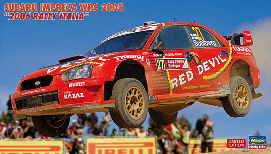 SUBARU IMPREZA WRC-2005  2006 RALLY ITALIA KIT 1:24 - Hasegawa - HA20614