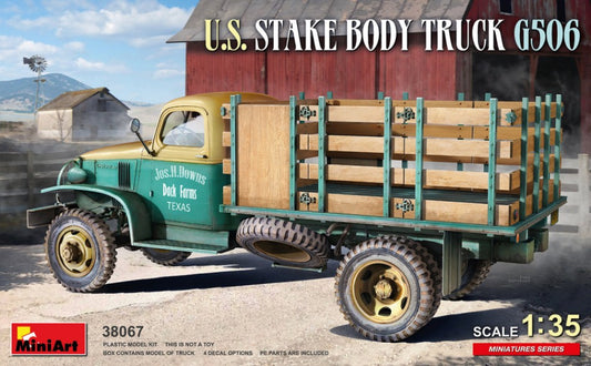 U.S. STAKE BODY TRUCK G506 KIT 1:35 - Miniart - MIN38067