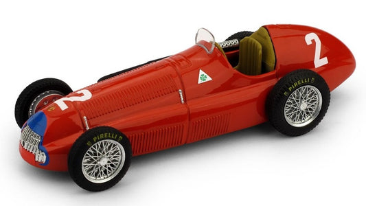 ALFA ROMEO NINO FARINA 1950 N.2 WINNER G.BRITAIN GP 1:43 - Brumm - BM0036B