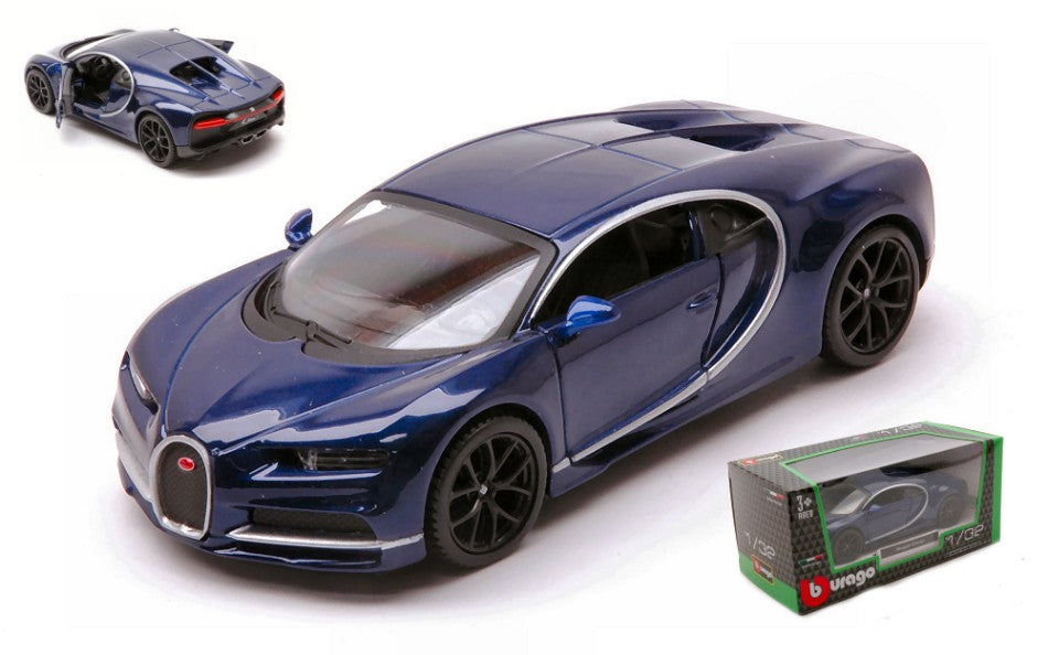 BUGATTI CHIRON BLUE 1:32 - Burago - BU43060