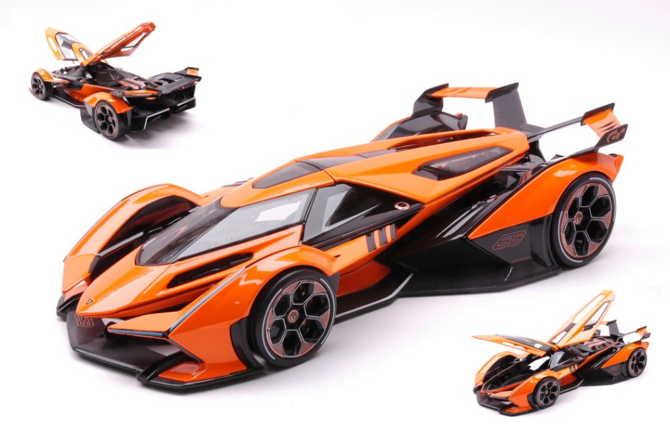LAMBORGHINI V12 VISION GRAN TURISMO 2021 ORANGE 1:18 - Maisto - MI36454O