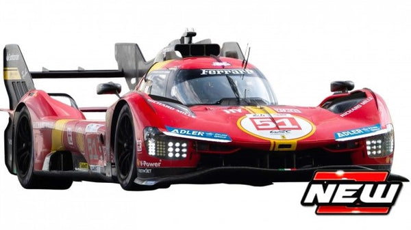 Ferrari 499P Hypercar N*51 2023 1:64 - Winner Le Mans - Looksmart - Triple Crown Ferrari 499P Hypercar N*51 2023 1:64 - Winner Le Mans - Looksmart - Triple Crown