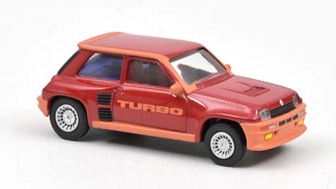 RENAULT 5 TURBO 1980 GRENAT RED 1:54 - Norev - NV310931
