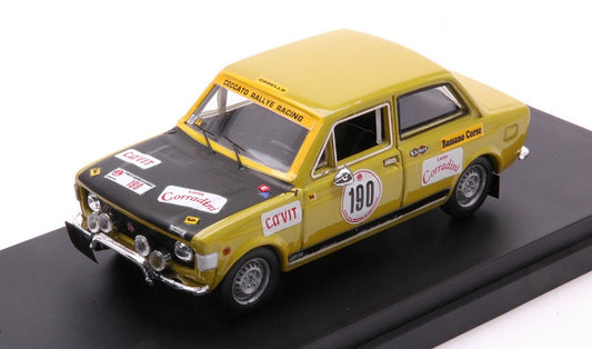 FIAT 128 RALLY N.190 RALLY SAN MARTINO DI CASTROZZA 1972 A.BETTEGA 1:43 - Rio - RI4695