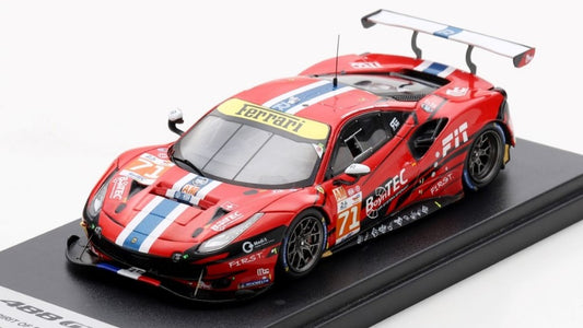 FERRARI 488 GTE EVO SPIRIT N.71 LM 2022 V.D.DEZOTEUX/RAGUES/AUBRY 1:43 - Looksmart - LSLM150