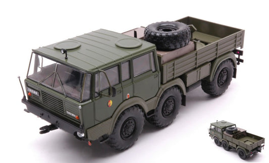 TATRA 813 6x6 1968 OLIVE/WHITE NVA 1:43 - Ixo Model - TRU041