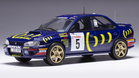 SUBARU IMPREZA 555 WRC N.5 RALLY TOUR DE CORSE 1995 SAINZ/MOYA 1:24 - Ixo Model - 24RAL028A