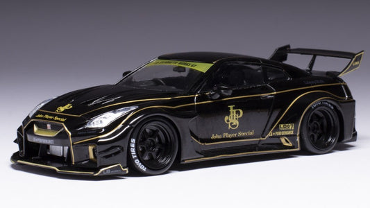 NISSAN 35GT-RR LB SILHOUETTE WORKS GT 2019 JPS BLACK 1:43 - Ixo Model - MOC330